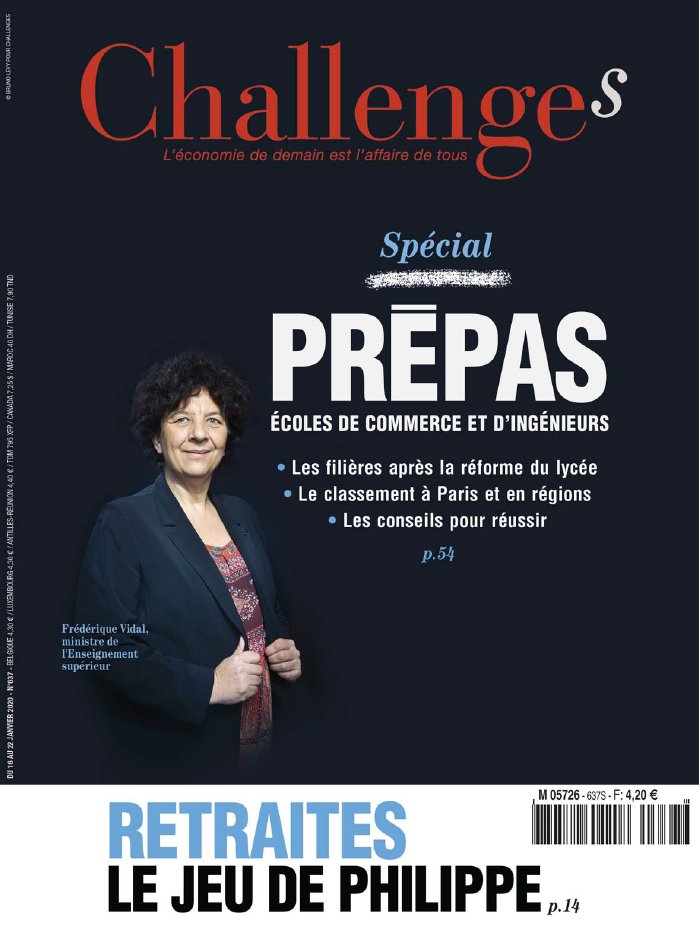 Challenges 16 janvier 2020 Abonnement Challenges Pas Cher avec le BOUQUET ÉCONOMIE ePresse.fr