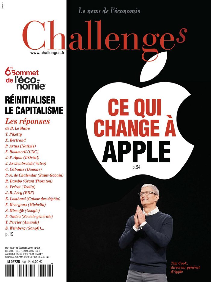 Challenges 12 décembre 2019 Abonnement Challenges Pas Cher avec le BOUQUET ÉCONOMIE ePresse.fr