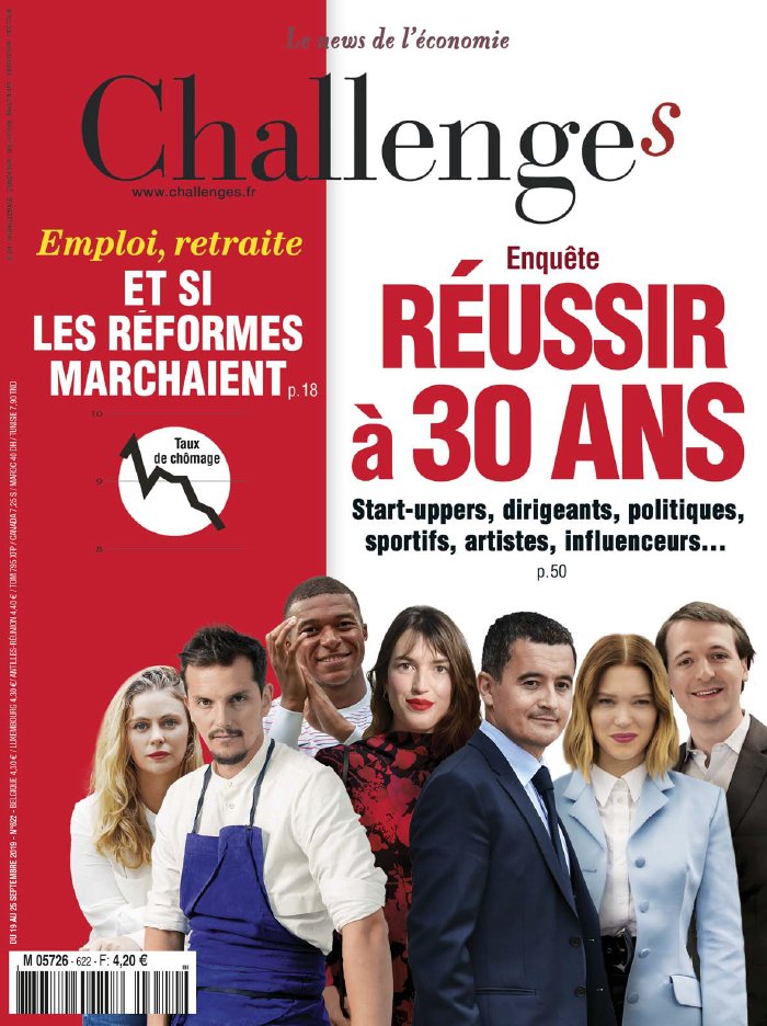 Challenges 19 septembre 2019 Abonnement Challenges Pas Cher avec le BOUQUET ÉCONOMIE ePresse.fr