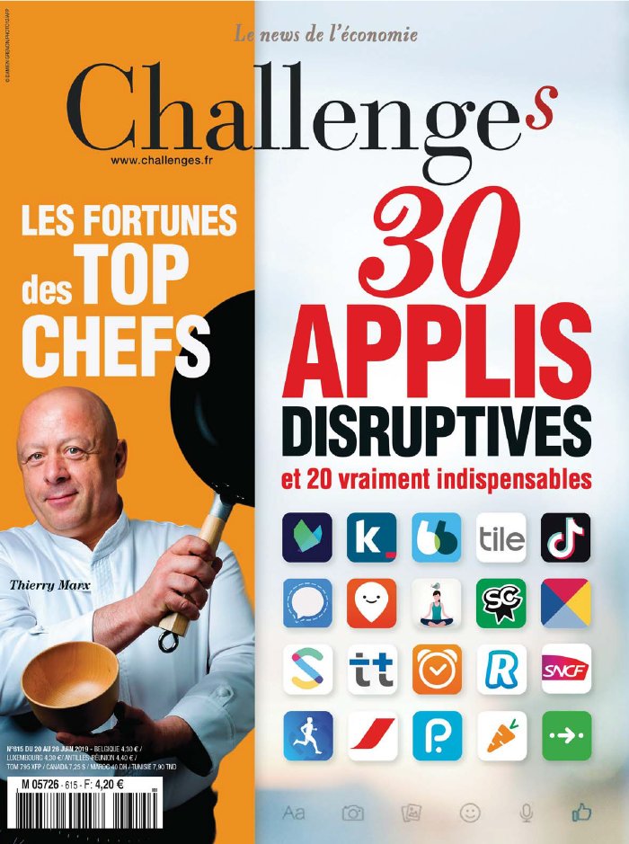 Challenges 20 juin 2019 Challenges N°615 du 20 juin 2019 à télécharger sur iPad