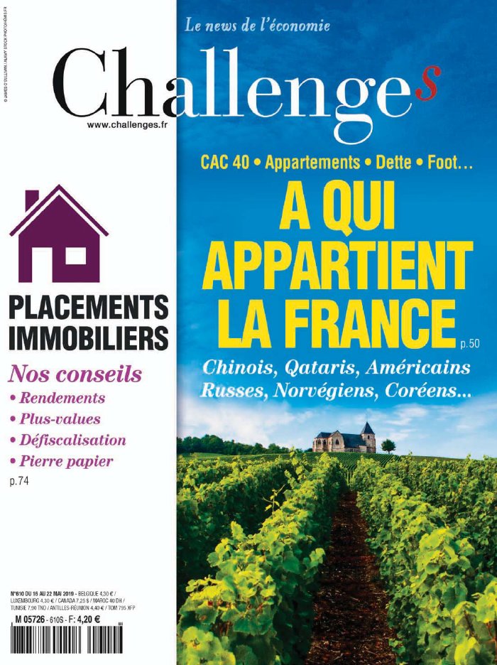 Challenges 16 mai 2019 Challenges N°610 du 16 mai 2019 à télécharger sur iPad
