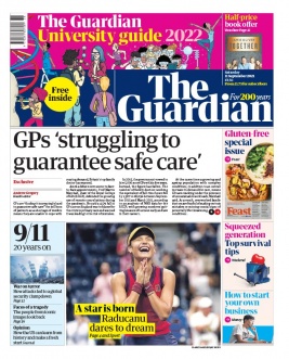 The Guardian N°20210911 du 11 septembre 2021 à télécharger sur iPad
