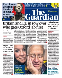 The Guardian N°20210128 du 28 janvier 2021 à télécharger sur iPad