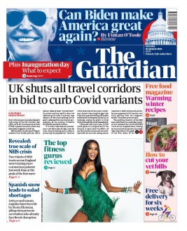 The Guardian N°20210116 du 16 janvier 2021 à télécharger sur iPad