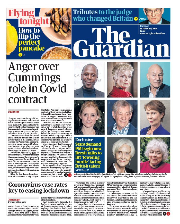 The Guardian N°20210216 du 16 février 2021 à télécharger sur iPad