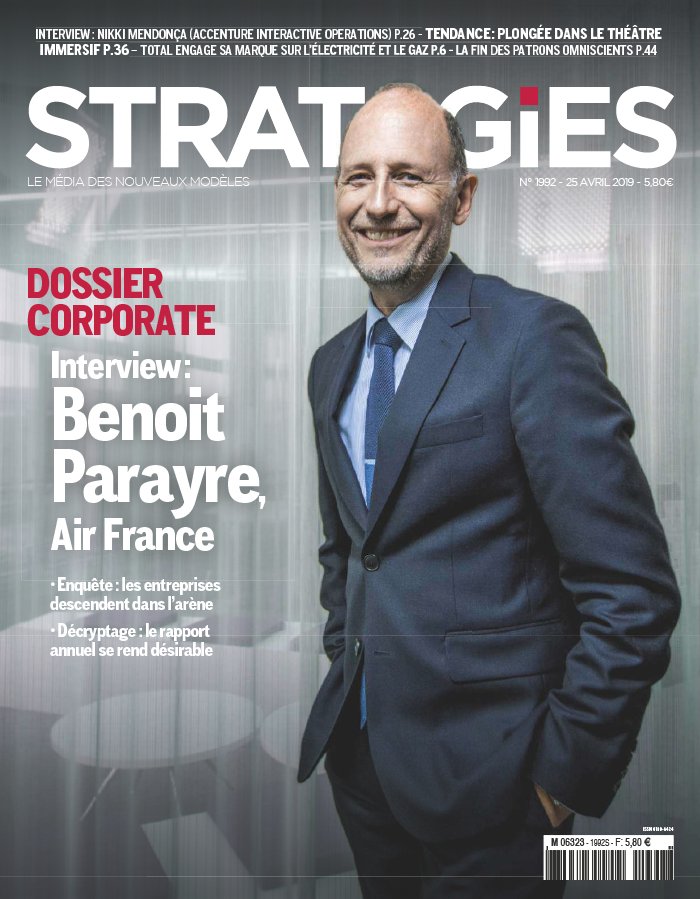 Stratégies 25 avril 2019 Stratégies N°1992 du 25 avril 2019 à télécharger sur iPad