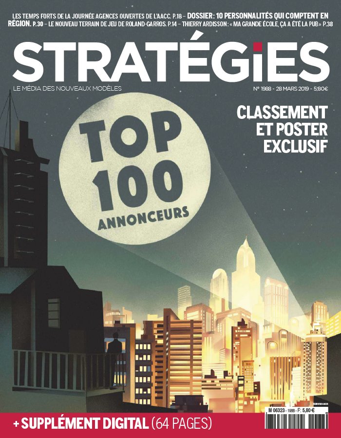 Stratégies 28 mars 2019 Stratégies N°1988 du 28 mars 2019 à télécharger sur iPad