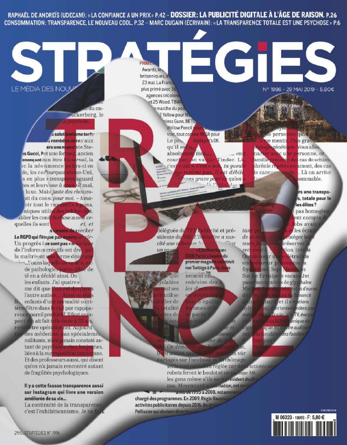 Stratégies 29 mai 2019 Stratégies N°1996 du 29 mai 2019 à télécharger sur iPad