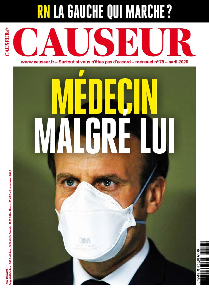 Causeur 07 avril 2020 Abonnement Causeur Pas Cher avec le BOUQUET ePresse.fr