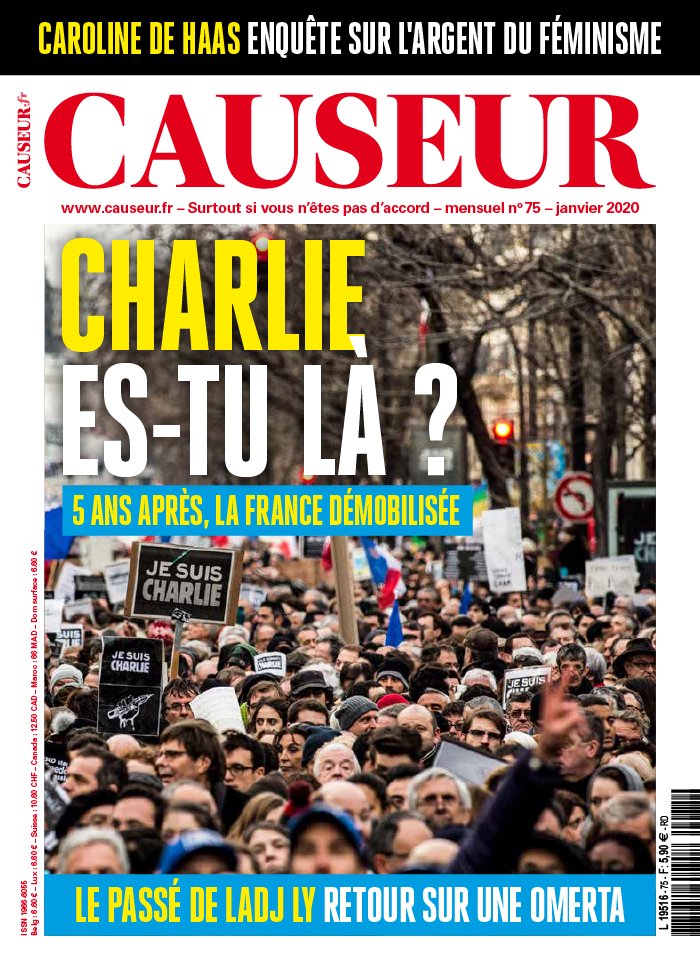 Causeur 01 janvier 2020 Abonnement Causeur Pas Cher avec le BOUQUET ePresse.fr