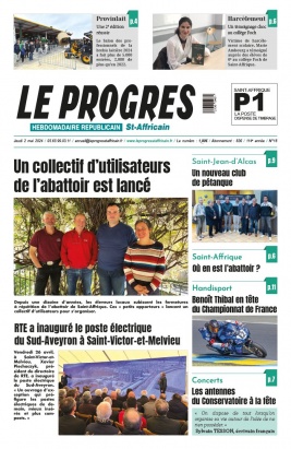 Lisez Le Progrès Saint-Affricain du 02 mai 2024 sur ePresse.fr