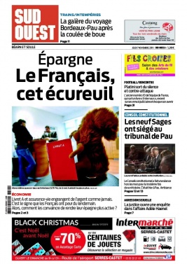 Sud Ouest 07 novembre 2019 Sud Ouest N°20191107 du 07 novembre 2019 à télécharger sur iPad