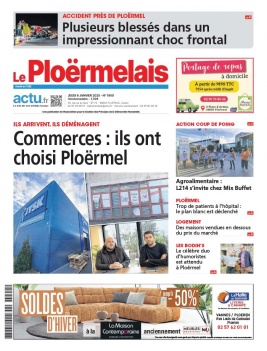 Lisez Le Ploermelais du 09 janvier 2025 sur ePresse.fr