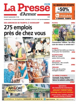 Lisez La Presse D'Armor du 21 septembre 2022 sur ePresse.fr