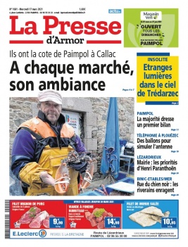 La Presse D'Armor N°1681 du 17 mars 2021 à télécharger sur iPad
