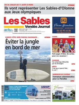 Lisez Le Journal Des Sables du 25 juillet 2024 sur ePresse.fr