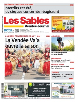 Le Journal Des Sables N°1583 du 02 mai 2024 à télécharger sur iPad