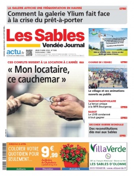 Le Journal Des Sables N°1580 du 11 avril 2024 à télécharger sur iPad