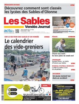 Le Journal Des Sables N°1578 du 28 mars 2024 à télécharger sur iPad