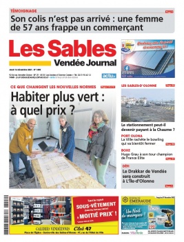Le Journal Des Sables N°1459 du 16 décembre 2021 à télécharger sur iPad
