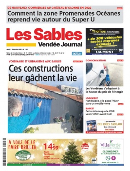 Le Journal Des Sables N°1457 du 02 décembre 2021 à télécharger sur iPad