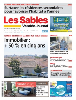 Le Journal Des Sables N°1448 du 30 septembre 2021 à télécharger sur iPad