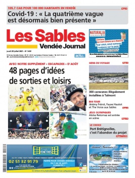 Le Journal Des Sables N°1439 du 29 juillet 2021 à télécharger sur iPad