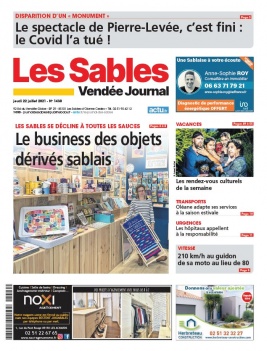 Le Journal Des Sables N°1438 du 22 juillet 2021 à télécharger sur iPad
