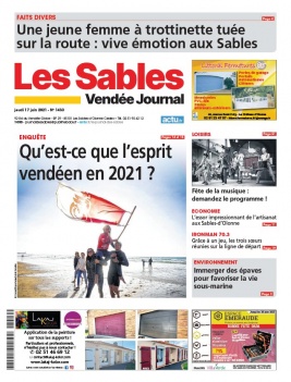 Le Journal Des Sables N°1433 du 17 juin 2021 à télécharger sur iPad