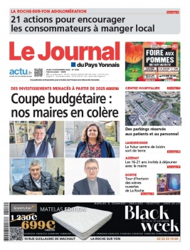 Lisez Le Journal Du Pays Yonnais du 21 novembre 2024 sur ePresse.fr