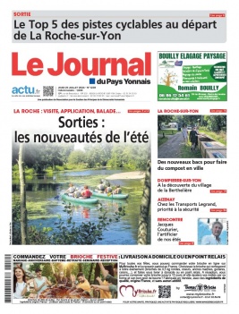 Lisez Le Journal Du Pays Yonnais du 25 juillet 2024 sur ePresse.fr
