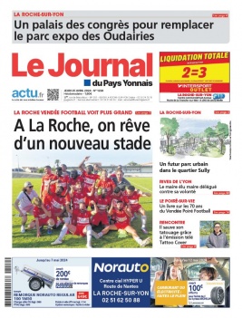 Lisez Le Journal Du Pays Yonnais du 25 avril 2024 sur ePresse.fr