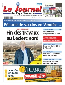 Le Journal Du Pays Yonnais N°1057 du 28 janvier 2021 à télécharger sur iPad