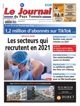 Le Journal Du Pays Yonnais N°1055 du 14 janvier 2021 à télécharger sur iPad