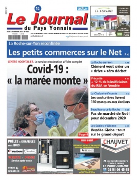 Le Journal Du Pays Yonnais N°1045 du 05 novembre 2020 à télécharger sur iPad