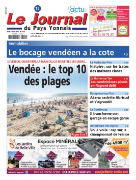 Le Journal Du Pays Yonnais N°1032 du 06 août 2020 à télécharger sur iPad