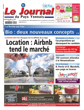 Le Journal Du Pays Yonnais N°1010 du 05 mars 2020 à télécharger sur iPad
