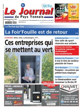 Le Journal Du Pays Yonnais N°1005 du 30 janvier 2020 à télécharger sur iPad