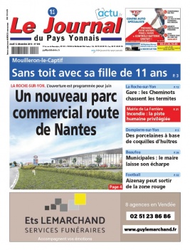 Le Journal Du Pays Yonnais N°998 du 12 décembre 2019 à télécharger sur iPad