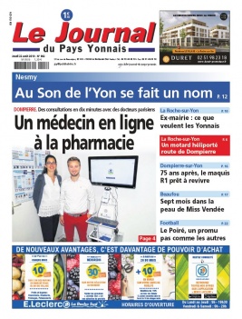 Le Journal Du Pays Yonnais N°982 du 22 août 2019 à télécharger sur iPad