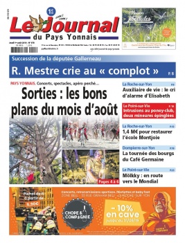 Le Journal Du Pays Yonnais N°979 du 01 août 2019 à télécharger sur iPad