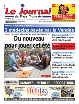 Le Journal Du Pays Yonnais N°975 du 04 juillet 2019 à télécharger sur iPad
