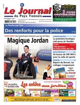 Le Journal Du Pays Yonnais N°974 du 27 juin 2019 à télécharger sur iPad