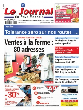 Le Journal Du Pays Yonnais N°972 du 13 juin 2019 à télécharger sur iPad