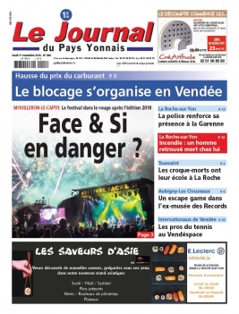 Le Journal Du Pays Yonnais N°940 du 01 novembre 2018 à télécharger sur iPad