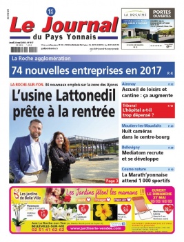 Le Journal Du Pays Yonnais N°917 du 24 mai 2018 à télécharger sur iPad
