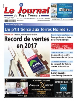 Le Journal Du Pays Yonnais N°910 du 05 avril 2018 à télécharger sur iPad