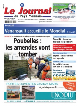 Le Journal Du Pays Yonnais N°908 du 22 mars 2018 à télécharger sur iPad