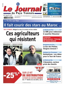 Le Journal Du Pays Yonnais N°905 du 01 mars 2018 à télécharger sur iPad