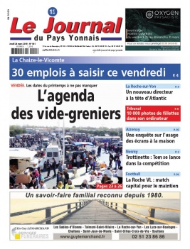 Le Journal Du Pays Yonnais N°961 du 28 mars 2019 à télécharger sur iPad